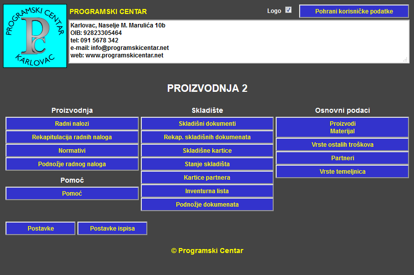 Proizvodnja 2