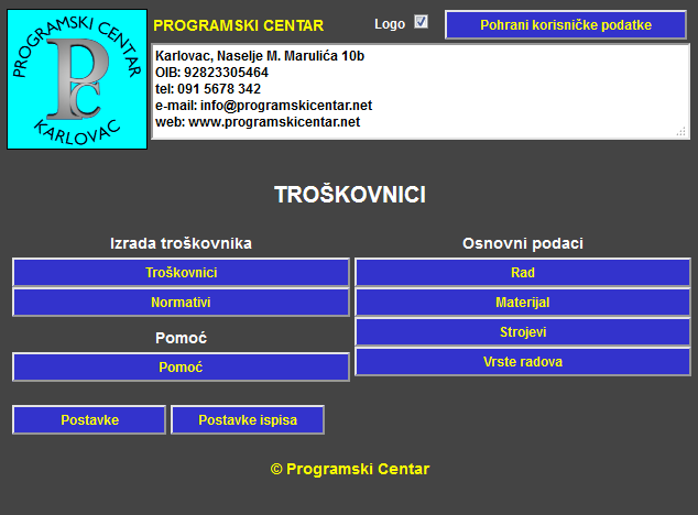 Troškovnici